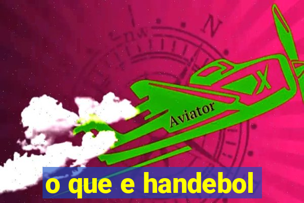 o que e handebol